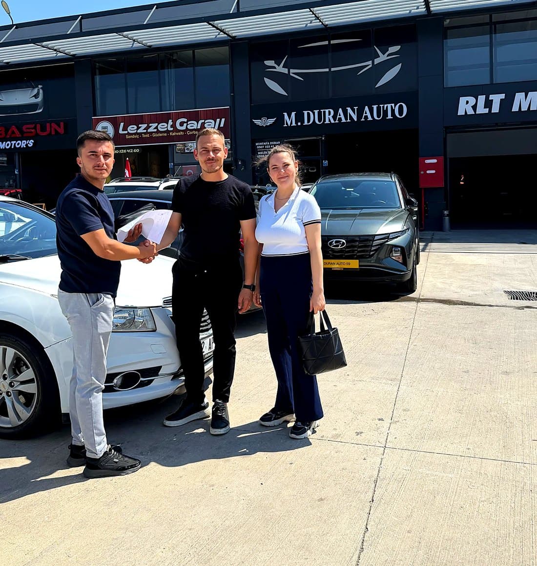 Duran Auto müşteri araç teslimatı, Çorlu